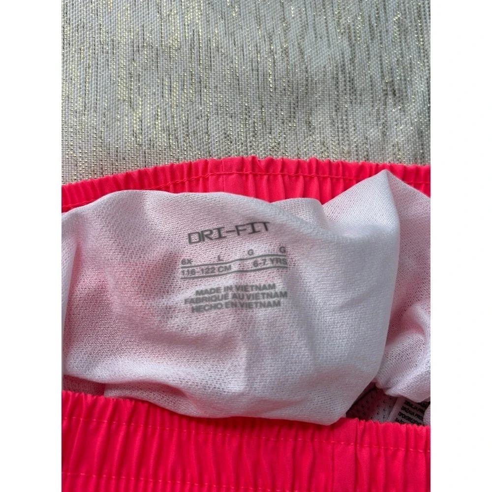 NWT Nike Shorts drifit pink size 6x